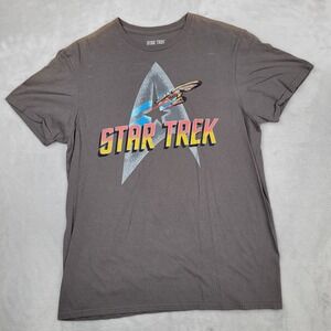 Star Trek Shirt Men Medium Crewneck SciFi Space TV Show Cosplay Enterprise Adult